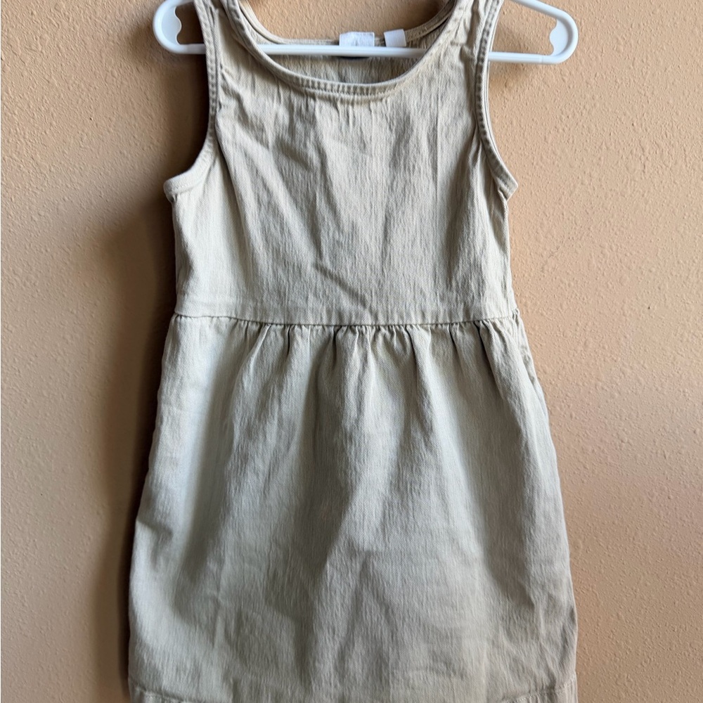 GAP Cream Pinafore Dress Polo not included - Picture 2 of 7